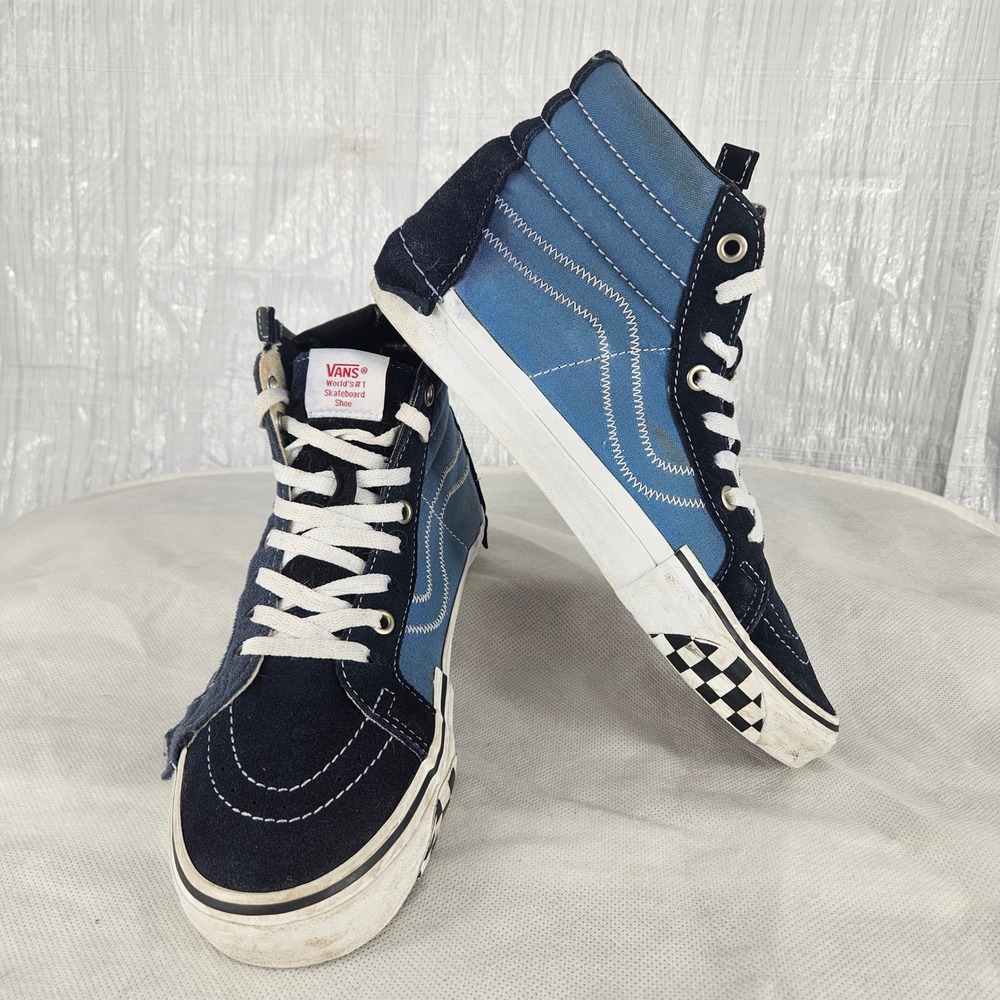 Vans Sk8-Hi Reissue CAP Parisian Night Deconstructed High Top Zip Sneakers Men 7